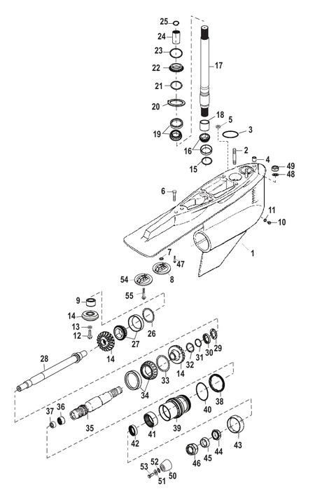 Gear Housing Bravo III
